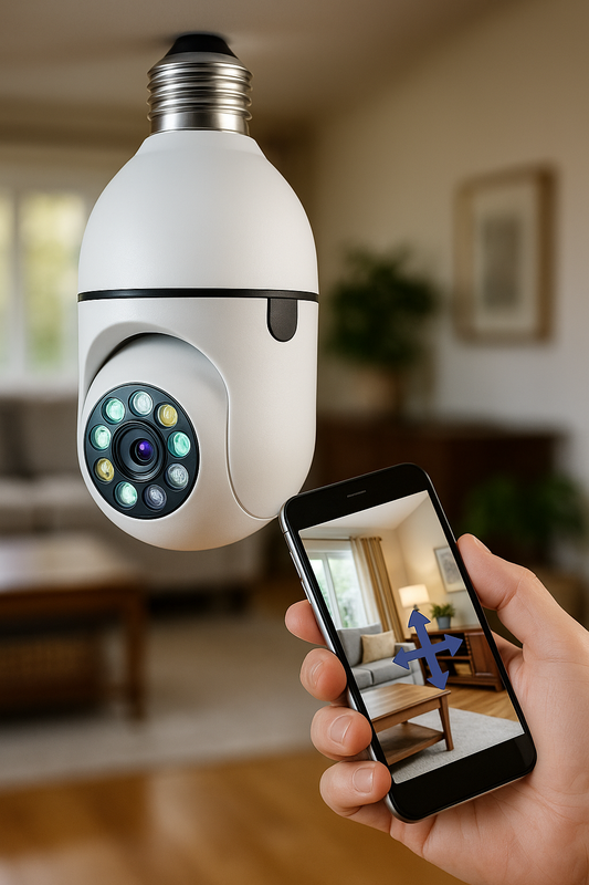 Cámara Bombilla 360 Inteligente