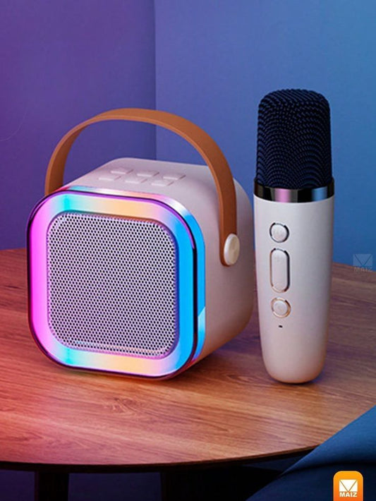 MINI PARLANTE RGB CON MICROFONO