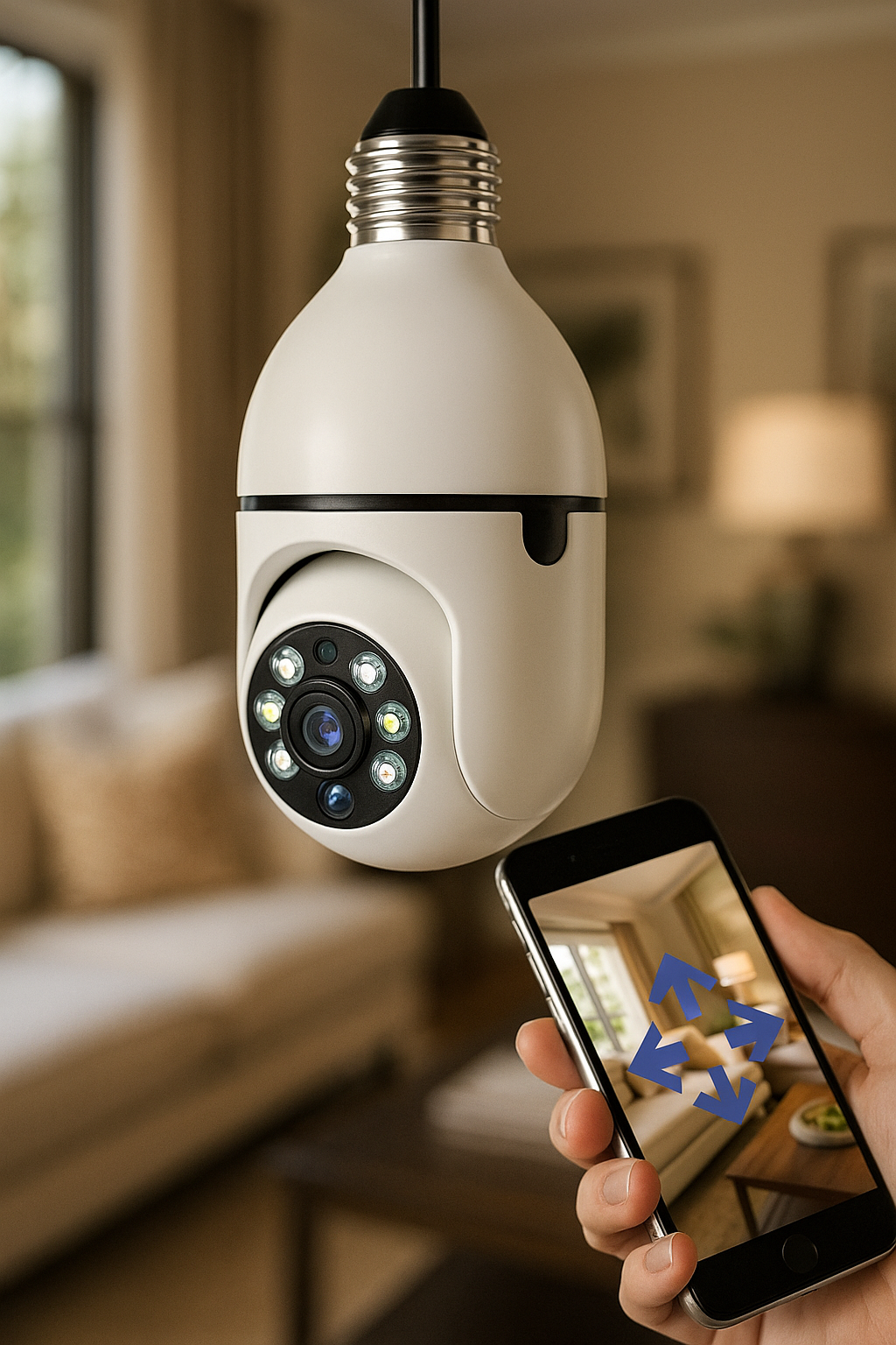 Cámara Bombilla 360 Inteligente