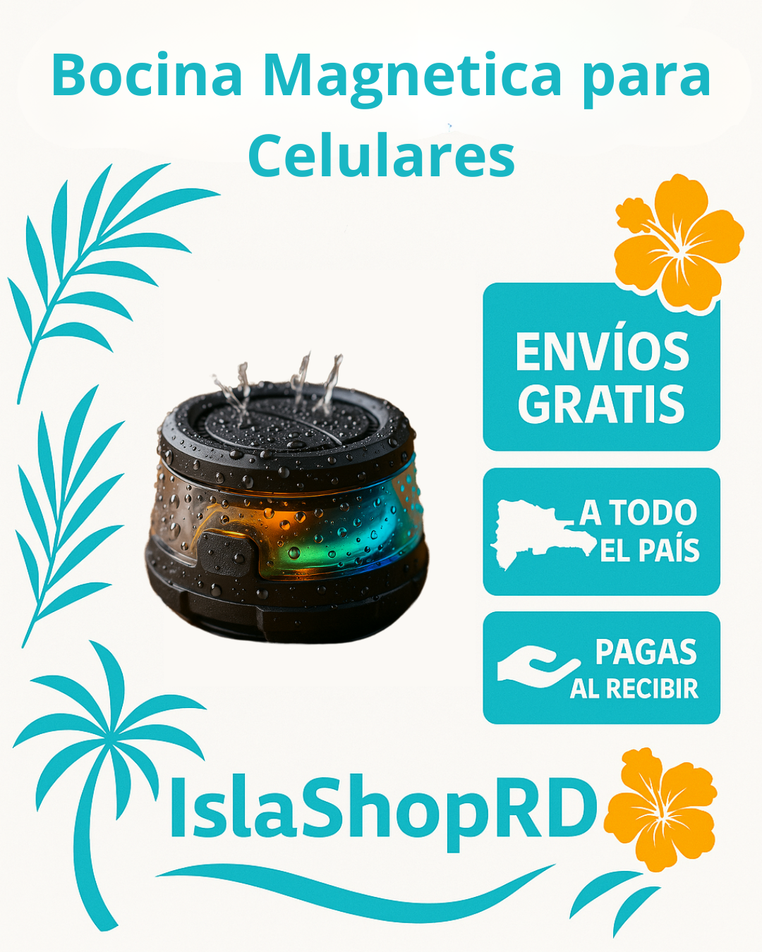 Bocina Magnetica Para Celulares